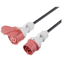 Sygonix - SY-5244050 alimentation Rallonge 16 a noir 10 m H07RN-F 5G 1,5 mm² résistant aux intempéries, adapté pour une u
