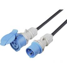 Sygonix - SY-5244052 Alimentazione Prolunga 16 a Nero 10 m H07RN-F 3G 2,5 mm² resistente alle intemperie, adatto per ambi