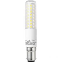 SY-5275994 led cee e (a - g) B15d forme de pile 9 w = 75 w blanc chaud (ø x h) 18 mm x 101 mm à intensité variable 1 pc(s) X240042 - Sygonix