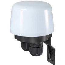 Sygonix SY-5836544 Interrupteur crépusculaire blanc, noir 230 V/AC 1 NO (T)
