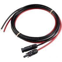 SY-6408050 Solarstecker auf offenes Ende Câble solaire 6 mm² Longueur de câble 3 m - Sygonix