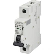 Sygonix - SY-6440888 syg-mcb 1P/C10/6KA Disjoncteur 1 pôle 10 a 240 v/ac A571113