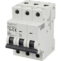 SY-6441088 syg-mcb 3P/C25/6KA Disjoncteur 3 pôles 25 a 415 v/ac - Sygonix