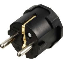 Sy-6629386 Fiche Électrique Mâle Avec Terre Polypropylène (pp) 250 V/ac Noir Y918023 - Sygonix