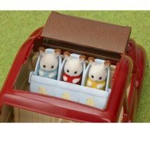 Poussette triple Sylvanian Families Pour Enfant - Le village - Avec couverture amovible - Des 3 ans