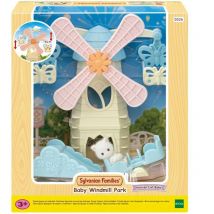 Sylvanian Families - Figurines miniatures Le moulin des bébés - Intérieur - Rose - 3 ans