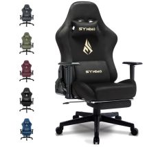 Symino Gaming Stuhl, Atmungsaktiver Bürostuhl Aus Hochwertigem Stoff, So Weich Wie Pelz, Ergonomischer Pc-stuhl, Verstellbarer Und Drehbarer 