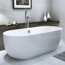 San Marlo 1415mm White Double Ended Bath - Synergy