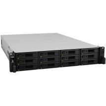 RX1217RP - Disque dur - ssd - 168 To - sata - Série ata ii - Série ata iii - 6 Gbit/s - Rack (2 u) - Noir - Gris - Synology