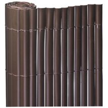 Rolle 1x3m braunes PVC-Schilf, halbrund Nortene