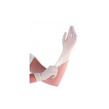 Synthétique distributeur de gants elastic, non poudrés, 24 CM, blanc, 10 X 100 PIÈCES Franz Mensch 26851