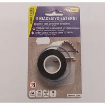 Biadesivo per carrozzeria nero mm.19x1,5 Mt