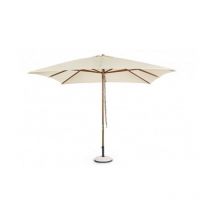 Bizzotto - Parapluie en bois 3x3x2.7h mt
