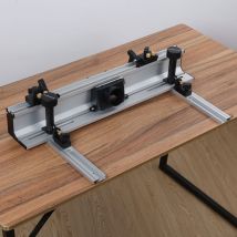 Maerex - Système de clôture profilé en aluminium de 700mm avec supports coulissants, garde-embout