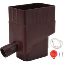 Topiky - sjlerst Système de collecte d'eau de pluie Kit de déviateur de bec de descente professionnel résistant aux uv pour pelouse de jardin