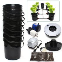 Senderpick - Système de culture hydroponique Deep Water Culture dwc 5 Gallon 7 Bucket Kit Hydroponisch