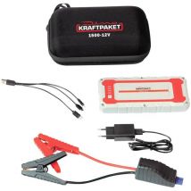 Dino KRAFTPAKET Système de démarrage rapide 12V 1500A 62.9Wh 136150 Courant d'aide au démarrage (12 V)=500 A lampe de t