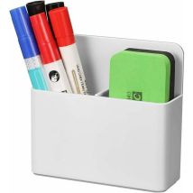 Porte-marqueur magnétique, porte-stylo effaçable à sec pour tableau blanc, casier de réfrigérateur à tableau magnétique et rangement pour