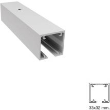 Guide star Alu. Argent Mat Anodisé 2Mts