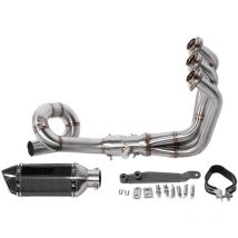 Jeffergarden Système d'échappement complet DeCat Header Slipon Silencieux Fit pour Yamaha MT09/FZ09 xsr 900