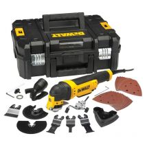 Multitool 300W Dewalt 32 accessoires + coffret Tstak - DWE315KT