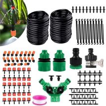 Fitags - Système d'irrigation de Jardin, kit d'irrigation Goutte à Goutte de 30 m, kit de Buses d'irrigation Goutte à Goutte à Goutte pour Plantes