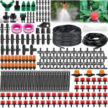 Système d'irrigation Jardin, 340Pcs Kit d'irrigation Goutte, 55m+15m Kit Arrosage Automatique,Kit d'irrigation Goutte à Goutte Système d'irrigation