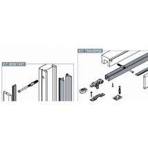 Fibrotubi - Traverse Applisystem 1000-1400 mm pour porte coulissante - 92030006