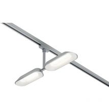 Paulmann - Luminaire sur rail haute tension Dipper URail led intégrée 16 w led chrome (mat), blanc