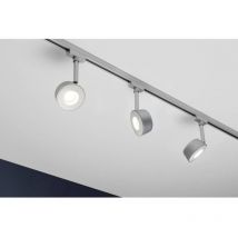 Paulmann - Luminaire sur rail haute tension Pellet URail led intégrée 4 w led chrome (mat), blanc