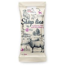 Syta Micha Ligne Mouton Mouton En Peau De Saumon À La Mûre - À Mâcher Pour Chien - 12 Cm