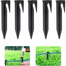 T-Audace Picchetti di Montaggio in Filo Perimetrale, 100 Picchetti di Montaggio per Robot Rasaerba Compatibili con Gardena Husqvarna Worx Bosch