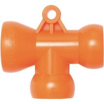 Loc-line - Unidades sueltos y complementarios para el juego de tubos flexibles 1/2'' para líquido de descenso, Modelo : empalmes t, dimensiones 1/2''