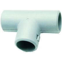 té de dérivation - diamètre 20 mm - pour tube irl - gris - lot de 1 - iboco 20676