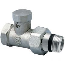 Coude de réglage droite 1/2 nickelé Orkli 1026N