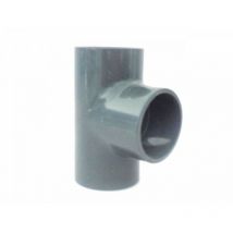 Raccordo a t in pvc per piscine ad incollaggio su 3 lati 40 mm