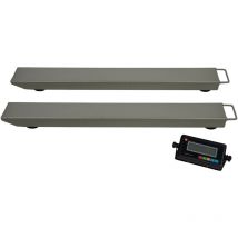 Balance de Pesage Industrielle pour Palettes, Barres Peseuses de 120cm x 12cm x 6cm - T-mech