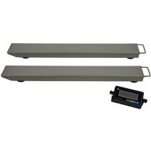 T-mech - Bilancia Industriale con Travi 3000kg con Display Digitale 120cm x 12cm x 6cm