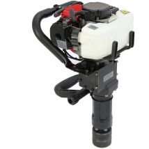 T-mech - Clavador de Postes de Gasolina 900W 32,7CC Motor 2 Tiempos 6500RPM Post Driver Grapadora Ahoyadora para Vallas Estacas Varillas de Madera