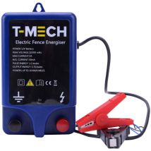 T-mech - Electrificador de Cercas para Animales Alimentador de Cercas Impermeable Agricultura Granja Granjero Agricultor Pastor Ave Ganado Oveja