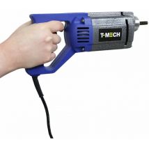 T-mech - Vibreur à Béton Manuel Electrique de 1100W, Aiguille Vibrante 35mm Tuyau 2m, Vibrateur de Béton Haute Performance