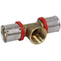 Té multicouche à sertir femelle - Ø26x3,0 - (20/27) 3/4 - multipex
