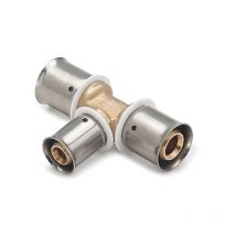 Té multicouche à sertir réduit - Ø26x3,0 - Ø26x3,0 - Ø20x2,0 - multipex