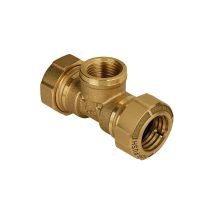 Effebi - Té pe avec filetage femelle 40 mm x 11/4' ne convient pas pour le gaz