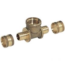 Altech - té - a glissement - tube per - diamètre 12 vers femelle à visser 15 x 21