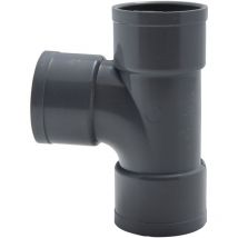 Té pied de biche 87'30° femelle-femelle Ø40 sfc