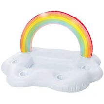 Ocxin - té piscine fête seau arc-en-ciel nuage porte-gobelet gonflable piscine flotteur bière boire refroidisseur Table Bar plateau plage natation