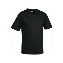 T-shirt col v noir t m