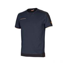 Issaline 8820NB-040 T-shirt de travail en coton extrêmement extensible Bleu xl