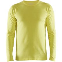 T-shirt de travail manches longues 3500 - Jaune fluo s